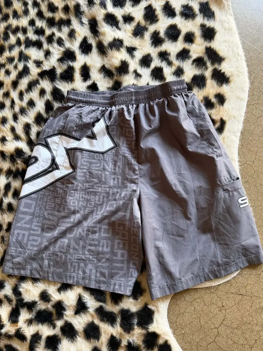 Second 2 None Athletic Shorts Grey Size S